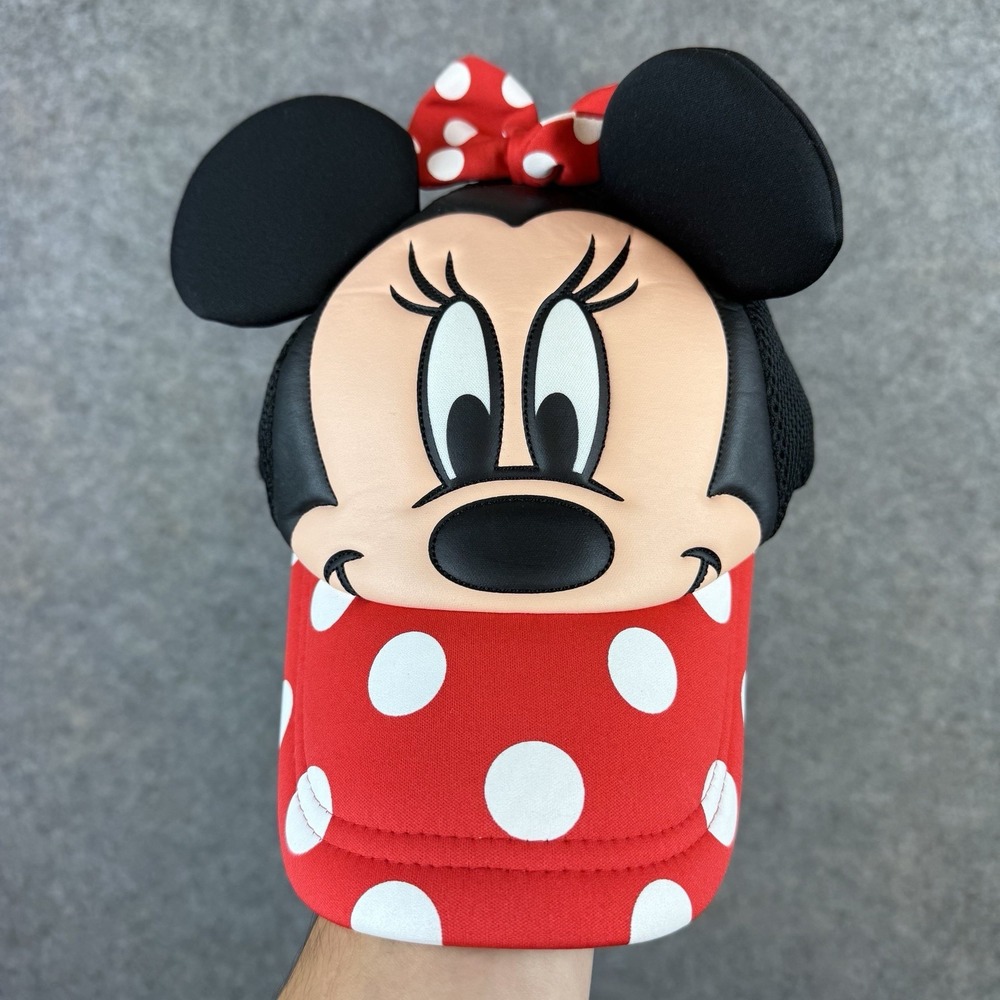 Disney Tokyo Resort Minnie Mouse Ears Hat Baseball Cap Adjustable Mesh